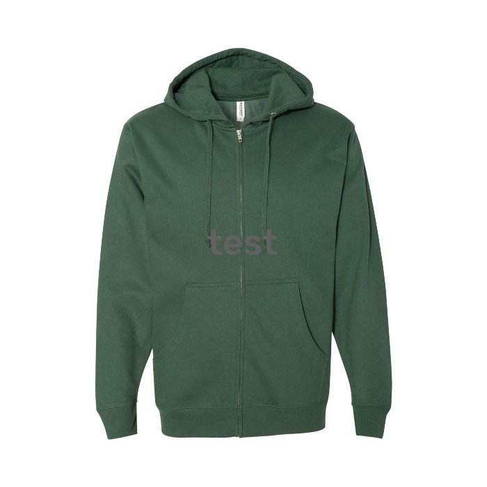 Independent Trading Co. Midweight Full-Zip Hooded Sweatshirt