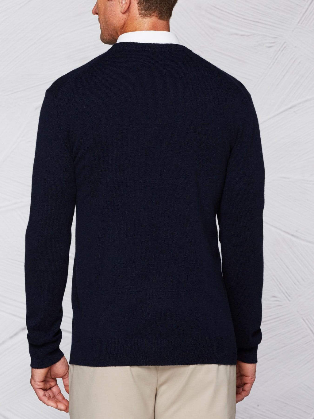 Men's Tour Authentic Cashmere V-Neck Sweater