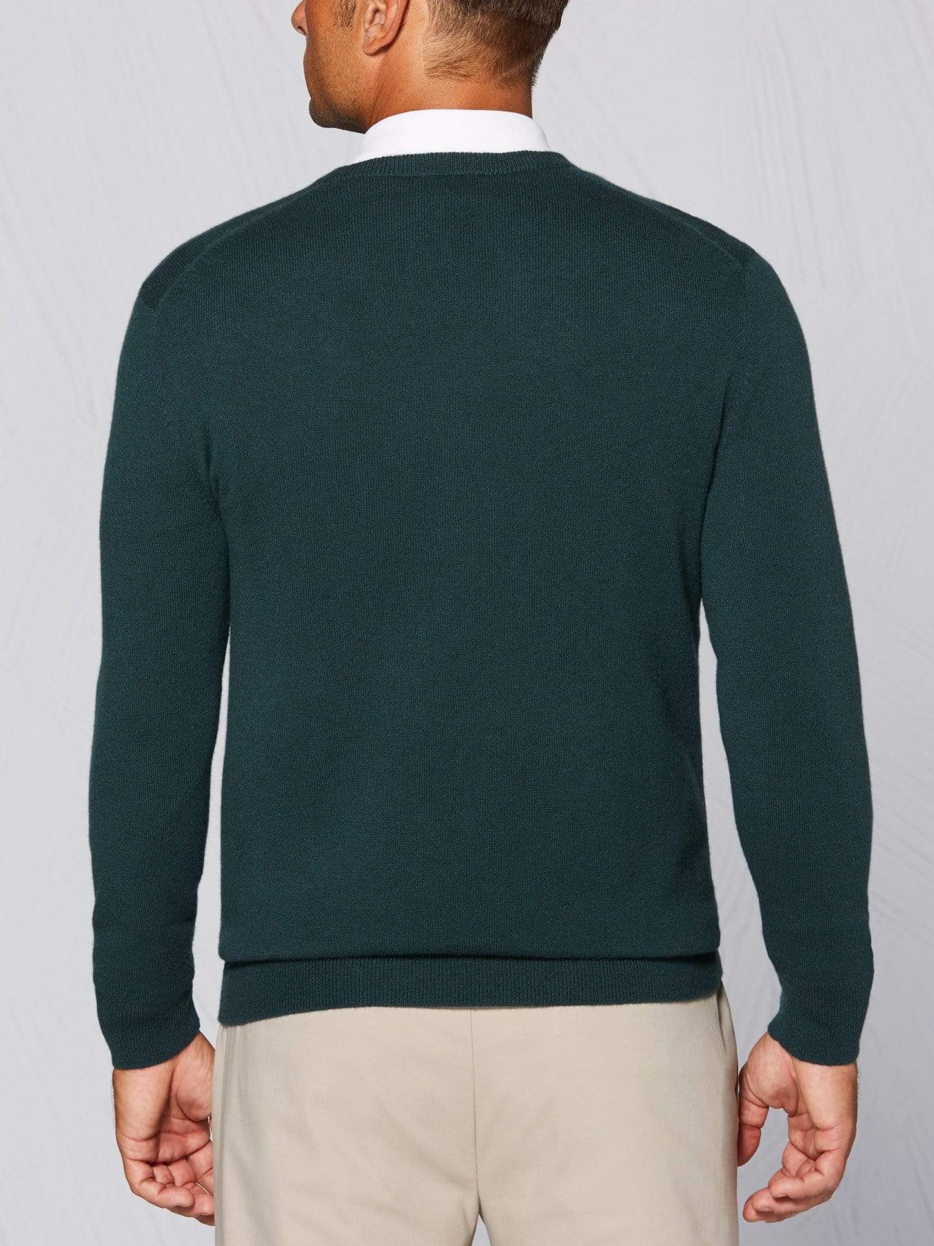 Men's Tour Authentic Cashmere V-Neck Sweater
