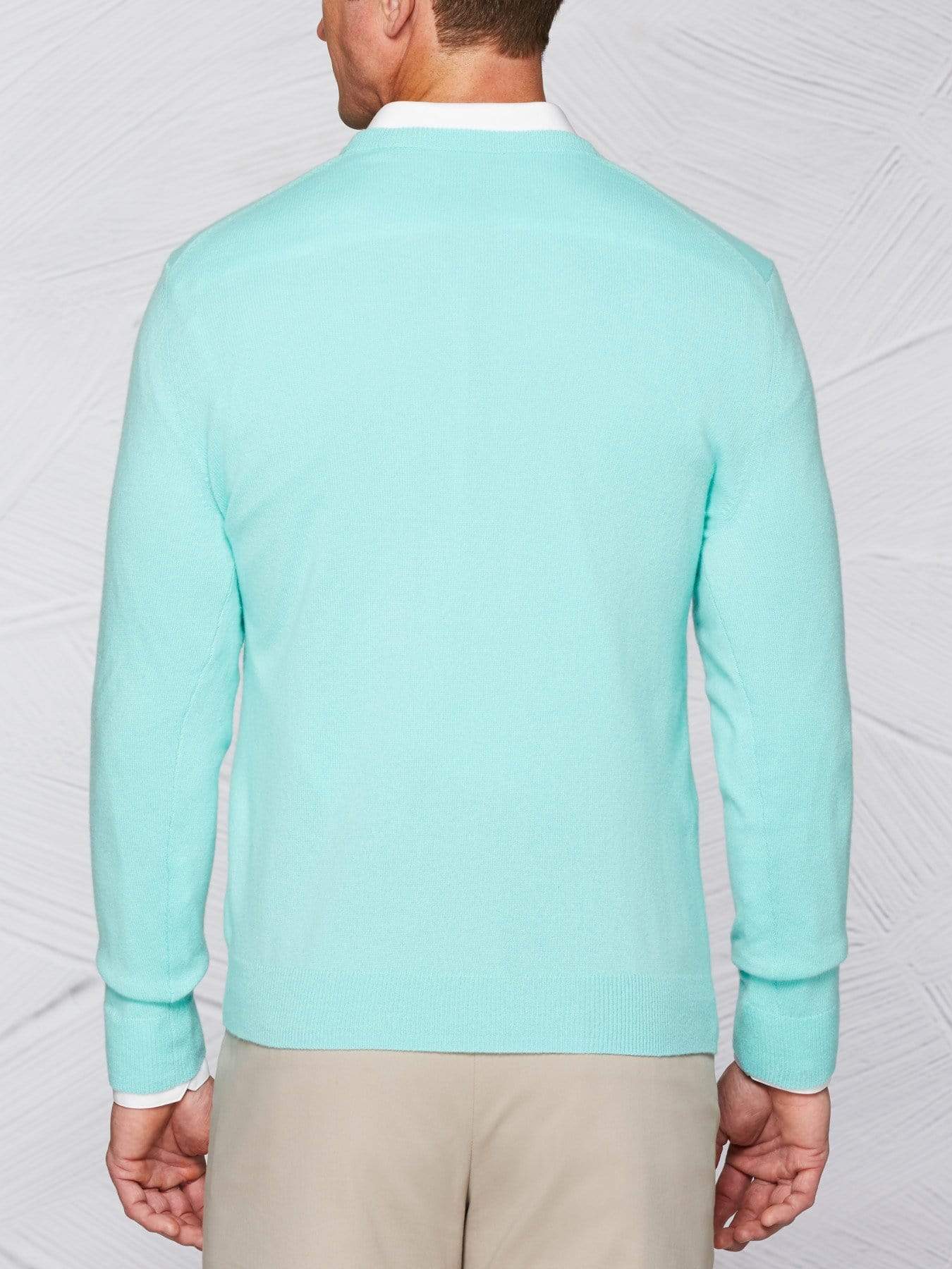 Men's Tour Authentic Cashmere V-Neck Sweater