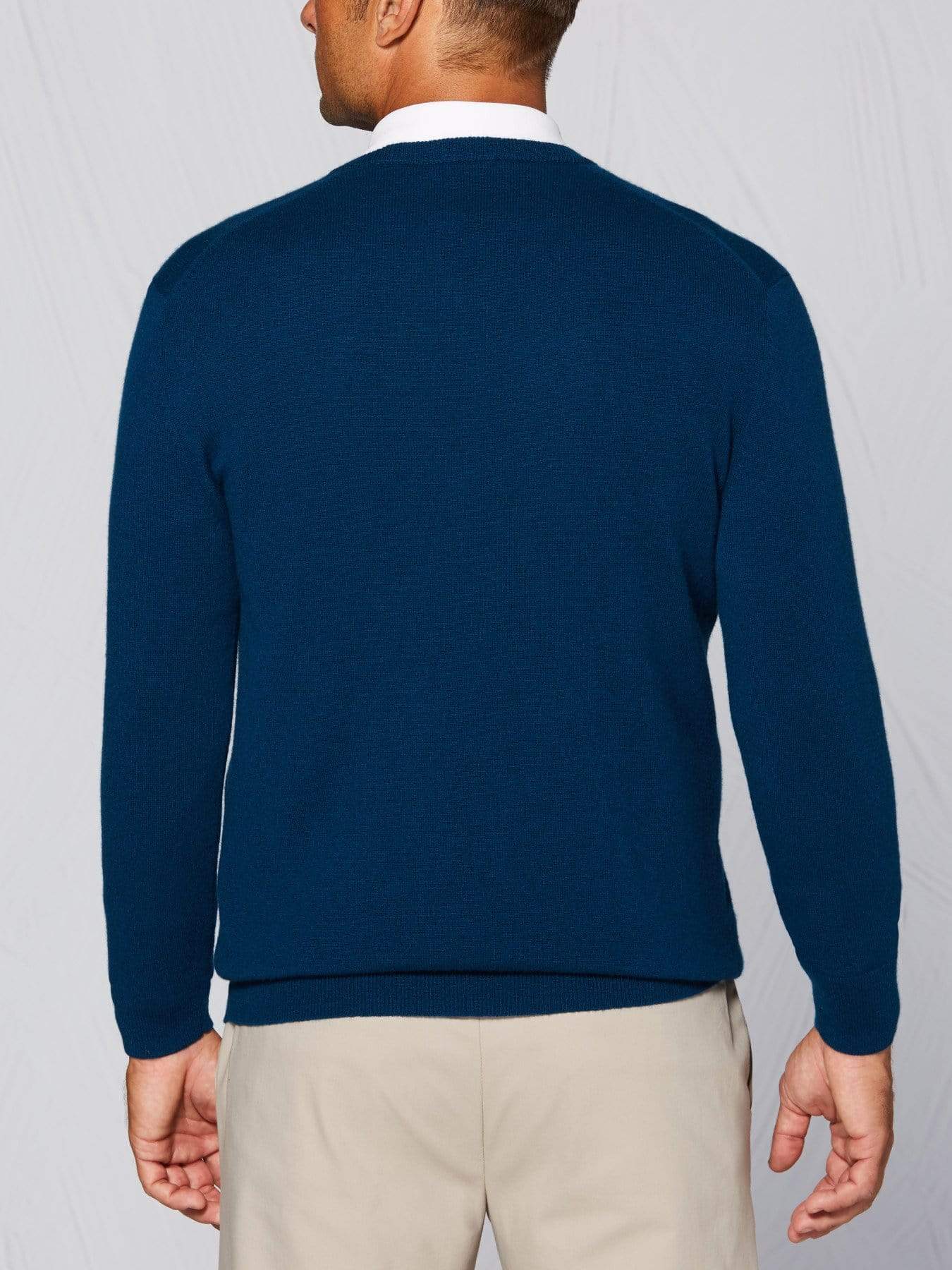 Men's Tour Authentic Cashmere V-Neck Sweater
