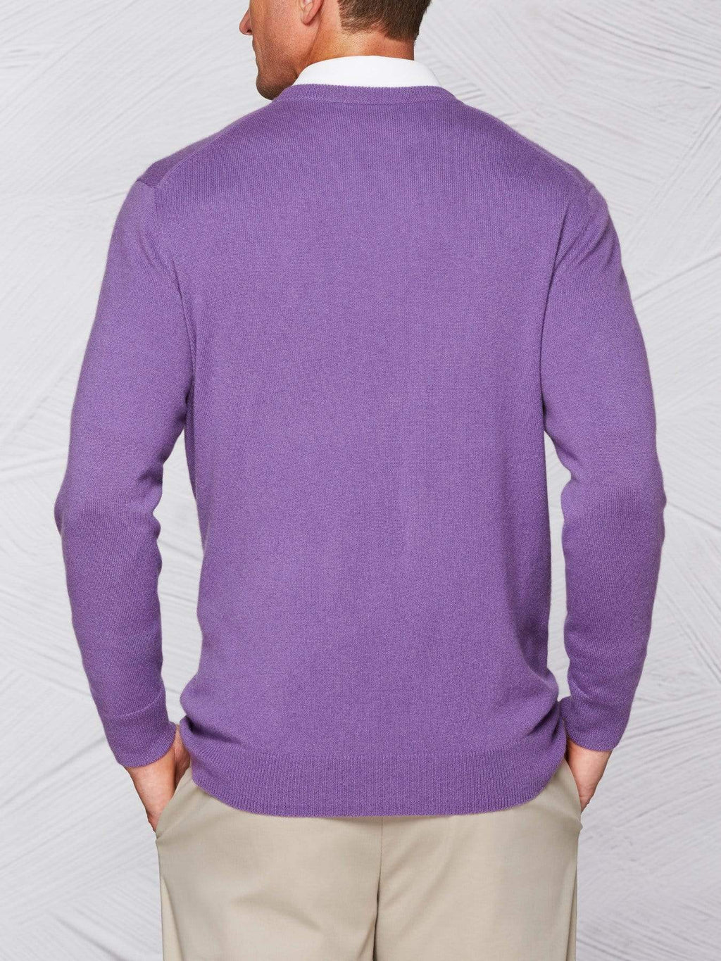 Men's Tour Authentic Cashmere V-Neck Sweater