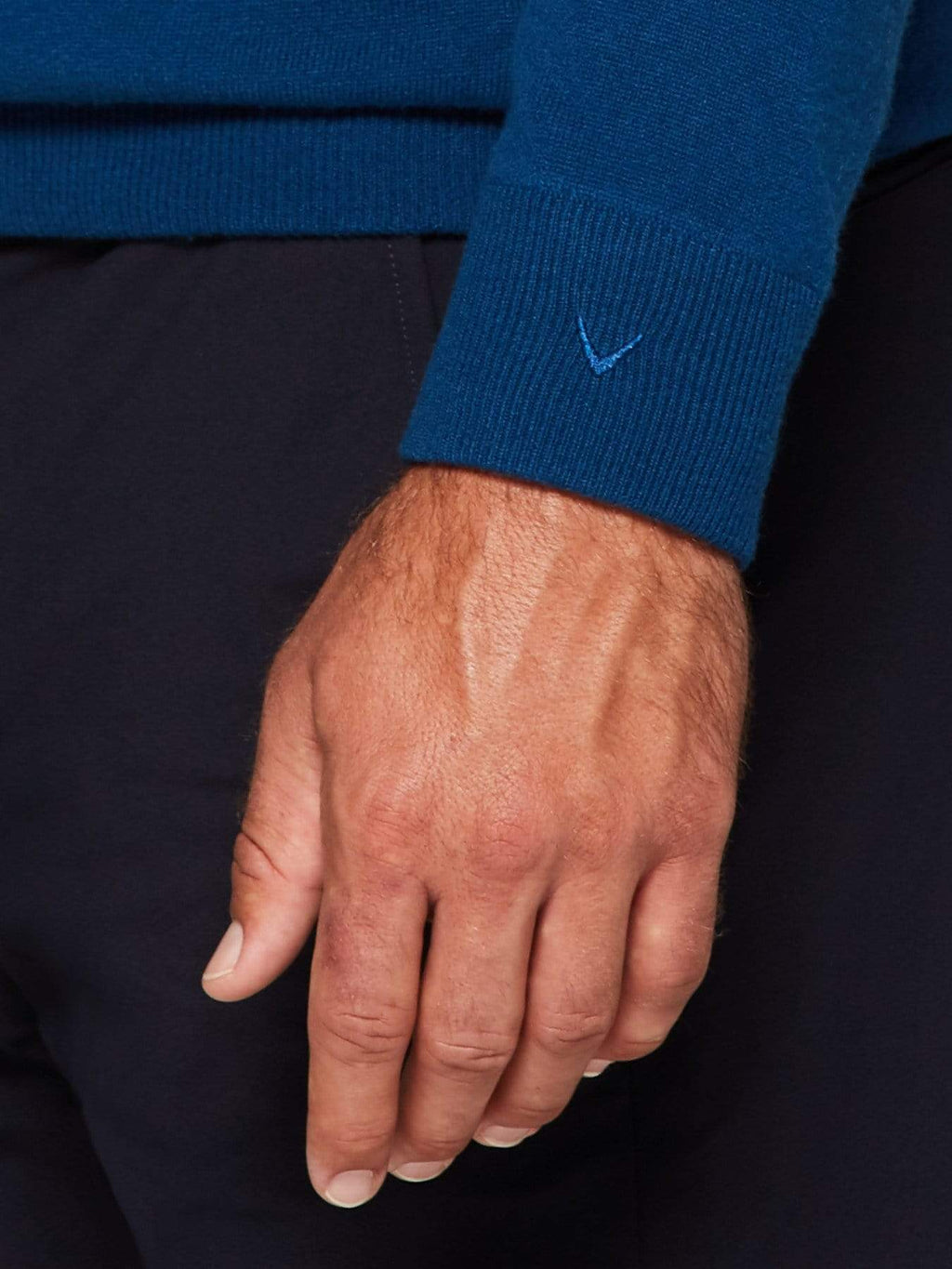 Men's Tour Authentic Cashmere V-Neck Sweater
