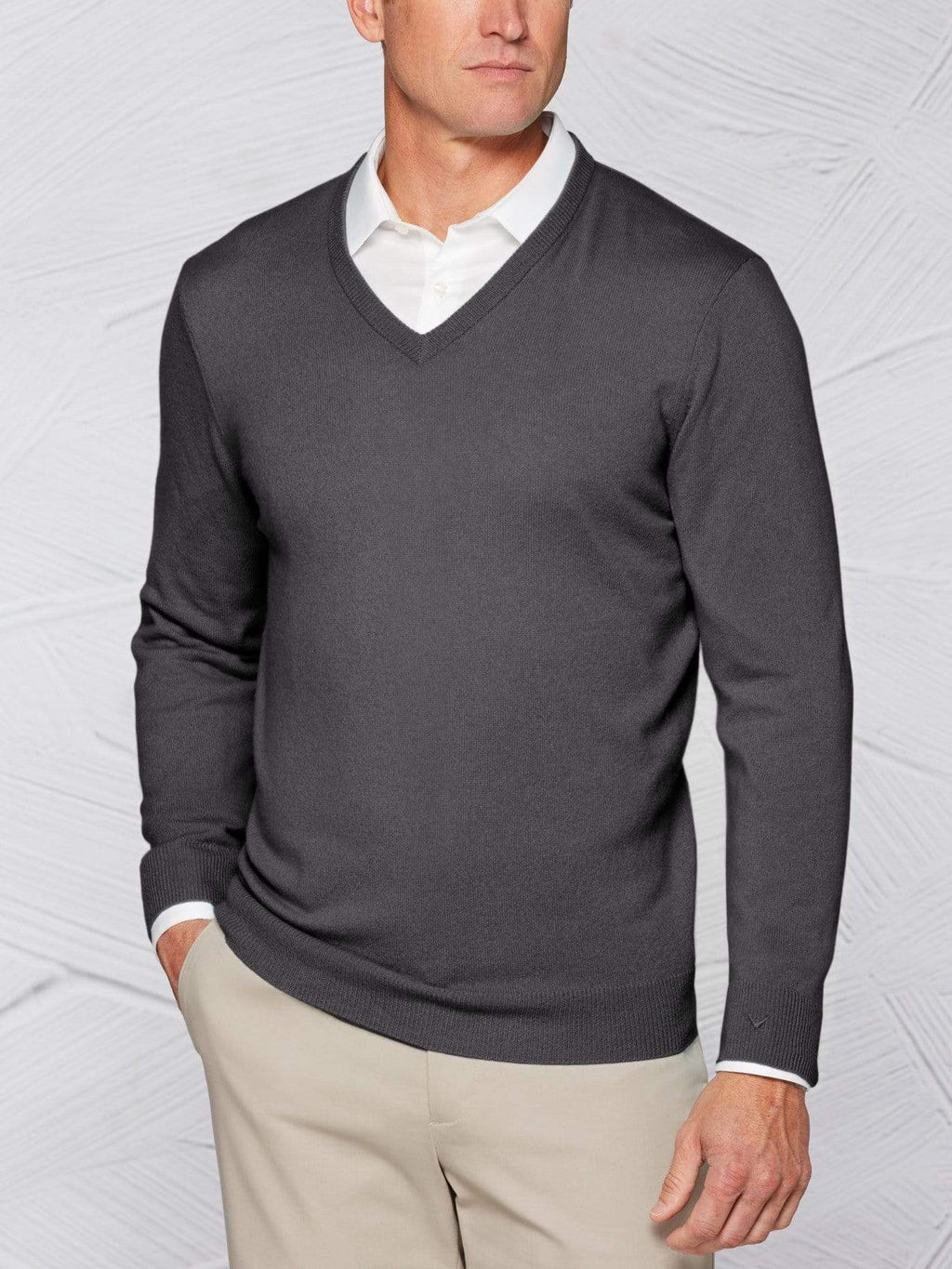 Men's Tour Authentic Cashmere V-Neck Sweater