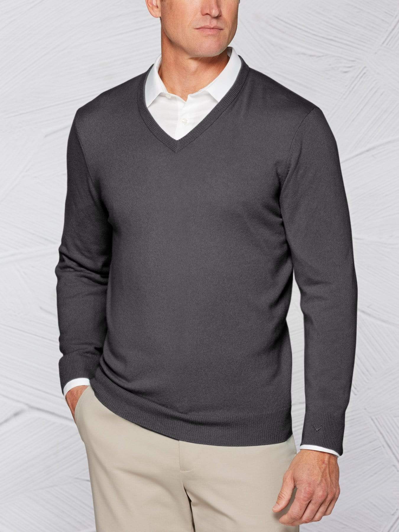 Men's Tour Authentic Cashmere V-Neck Sweater