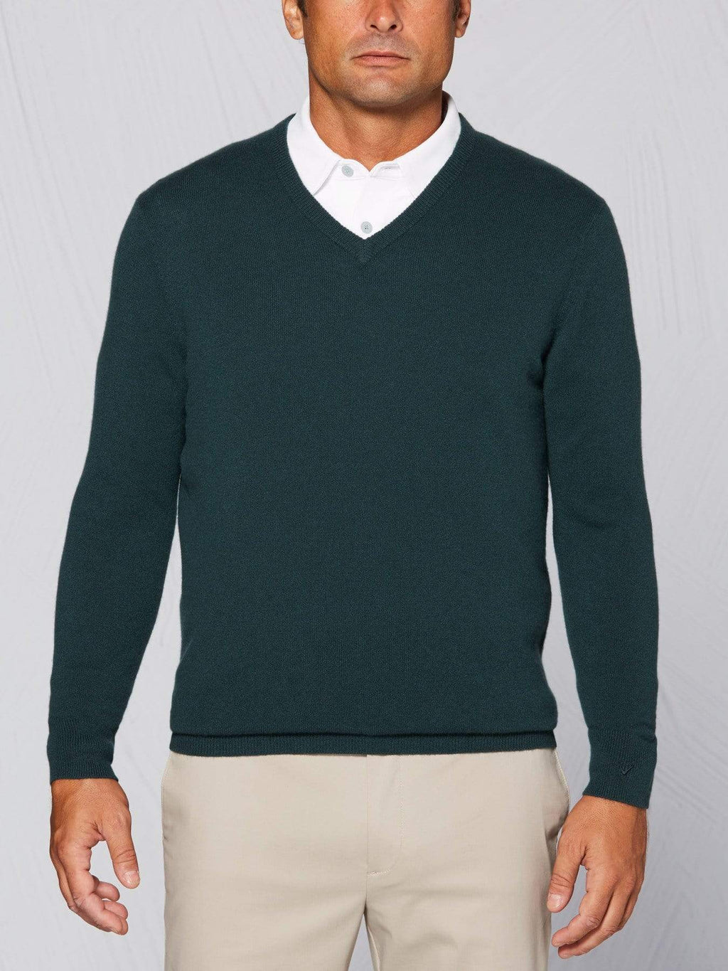 Men's Tour Authentic Cashmere V-Neck Sweater