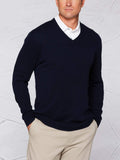 Men's Tour Authentic Cashmere V-Neck Sweater
