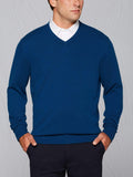 Men's Tour Authentic Cashmere V-Neck Sweater