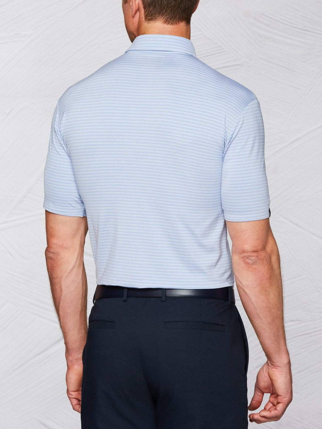 Men's Tour Authentic Fine Striped Polo