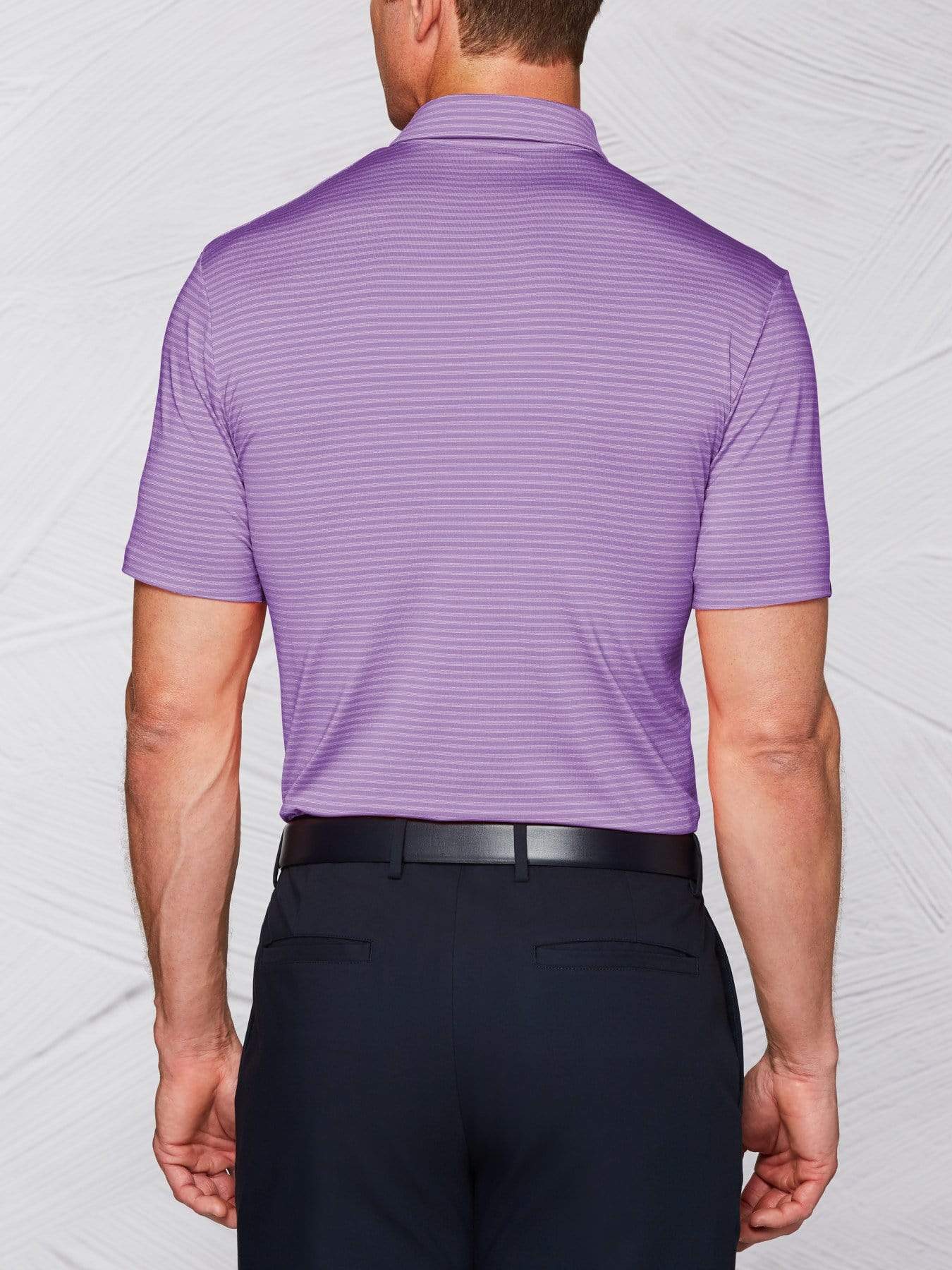 Men's Tour Authentic Fine Striped Polo