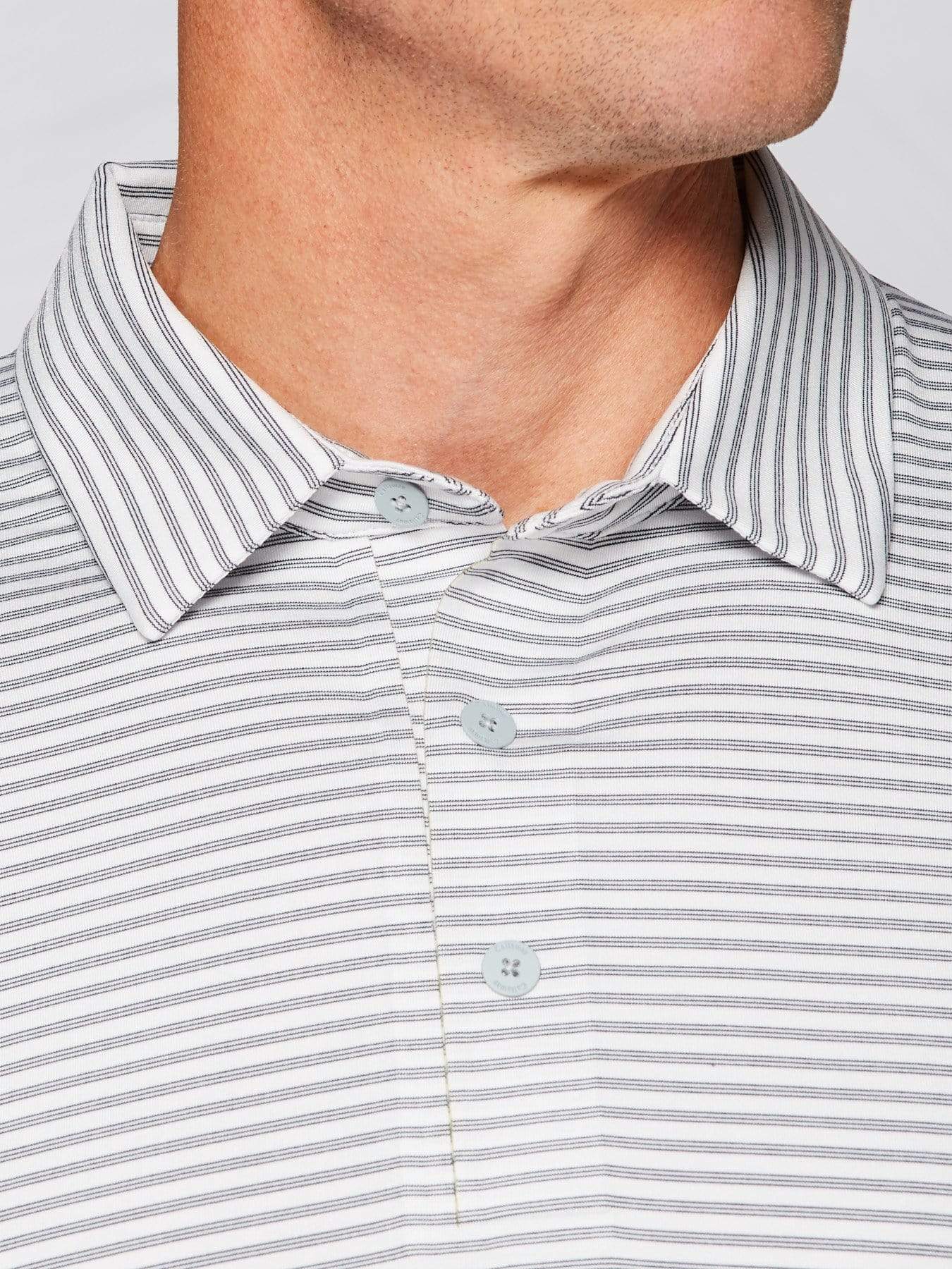 Men's Tour Authentic Fine Striped Polo