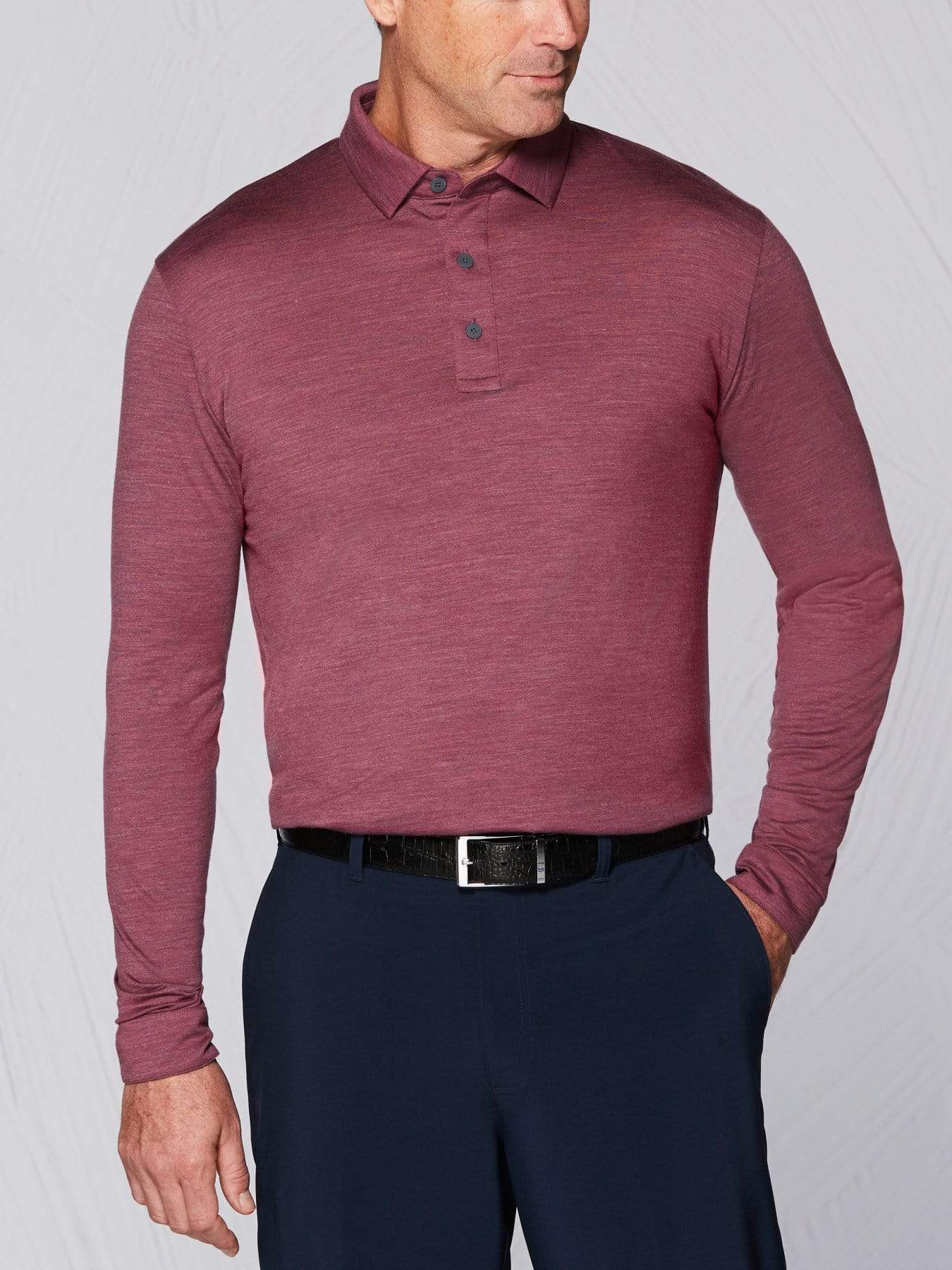 Men's Tour Authentic Heather Polo