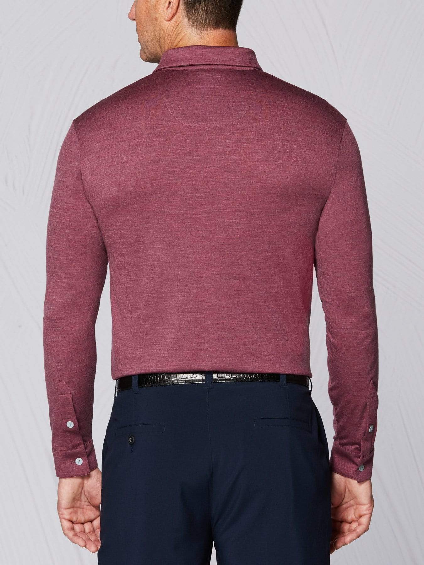 Men's Tour Authentic Heather Polo