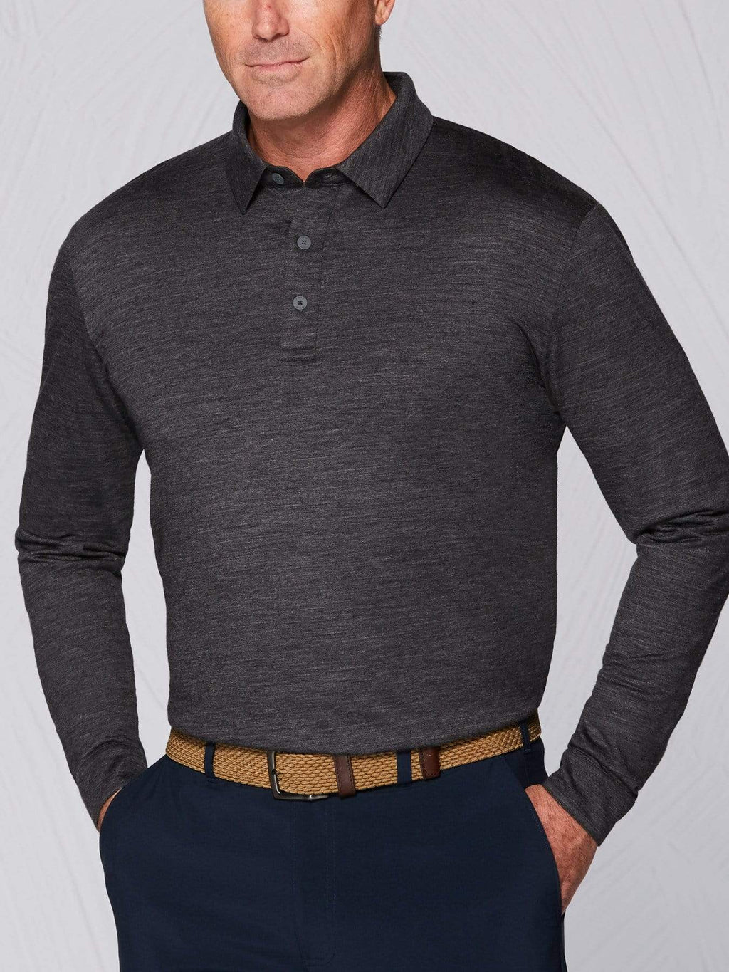 Men's Tour Authentic Heather Polo