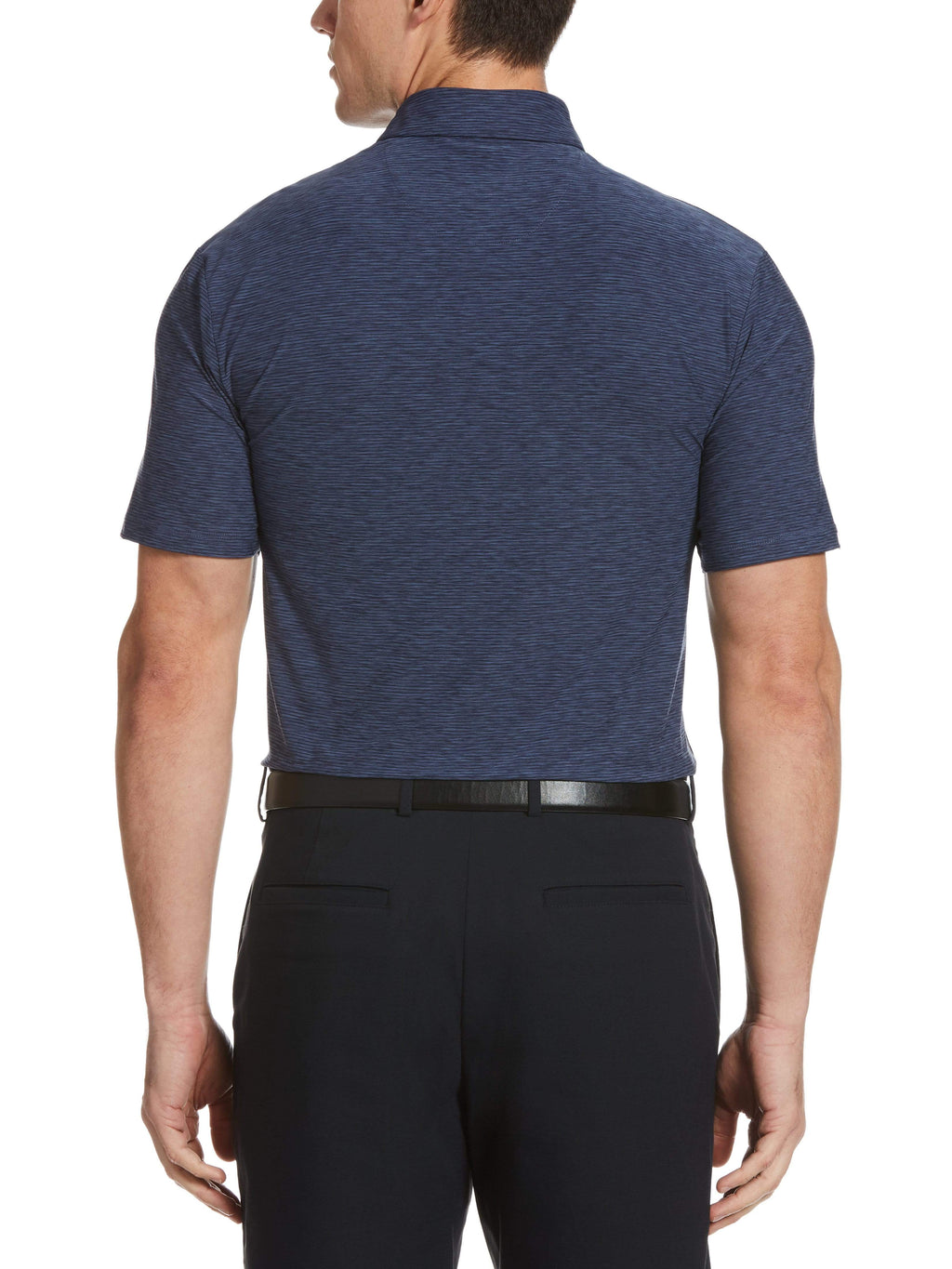 Men's Tour Authentic Heather Striped Polo