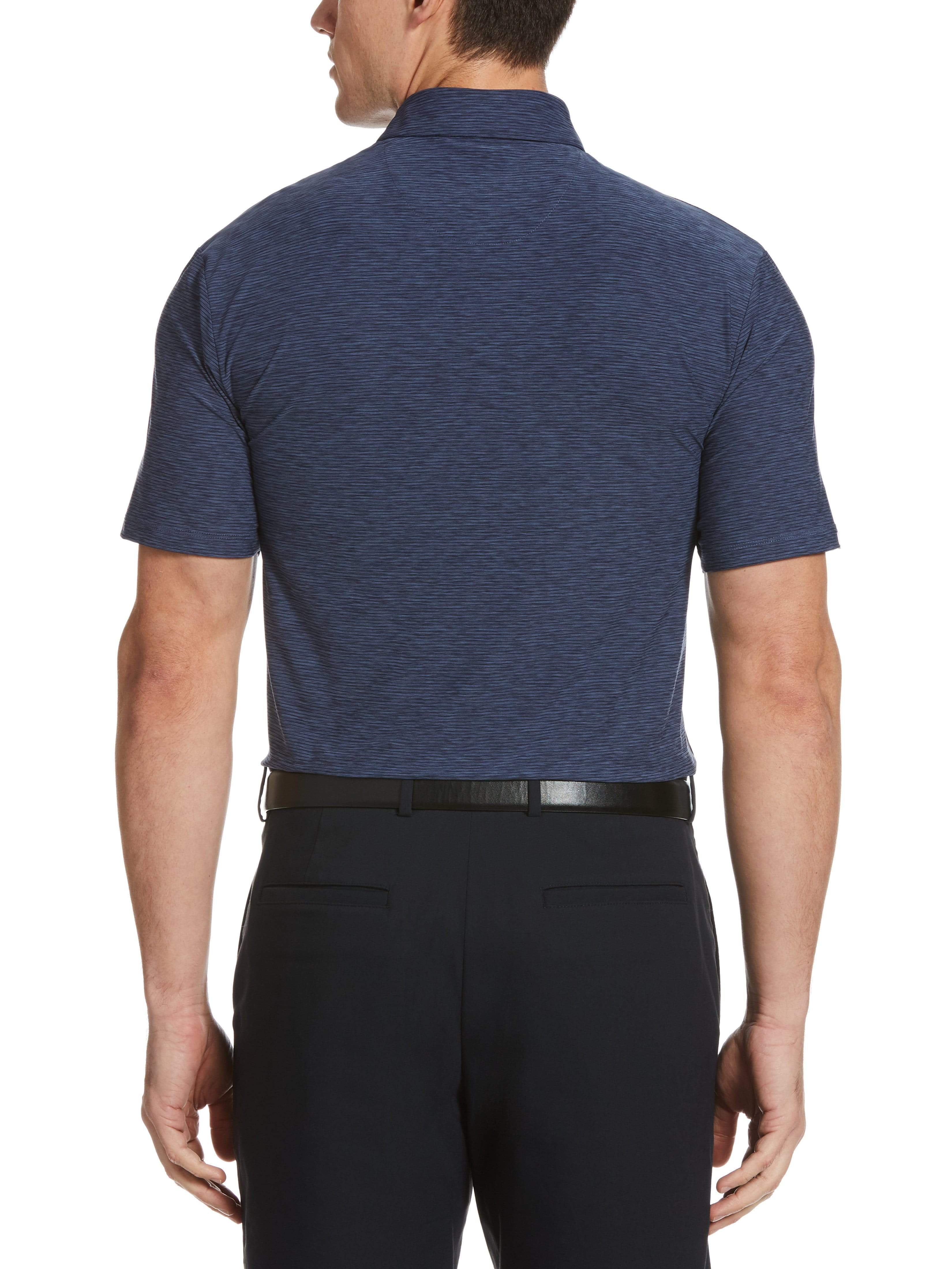 Men's Tour Authentic Heather Striped Polo