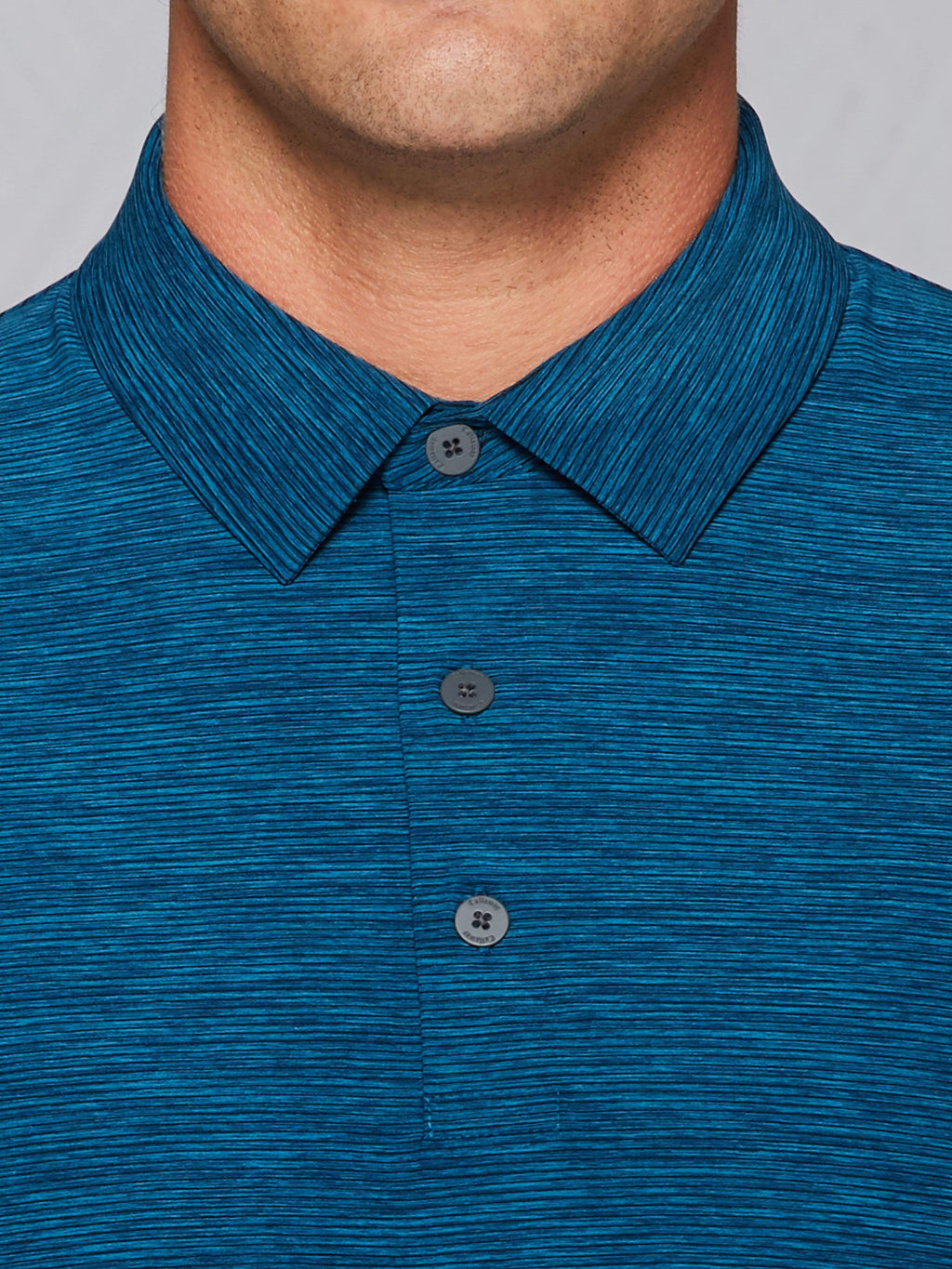 Men's Tour Authentic Heather Striped Polo