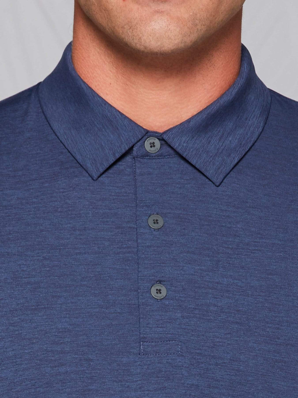 Men's Tour Authentic Heather Striped Polo