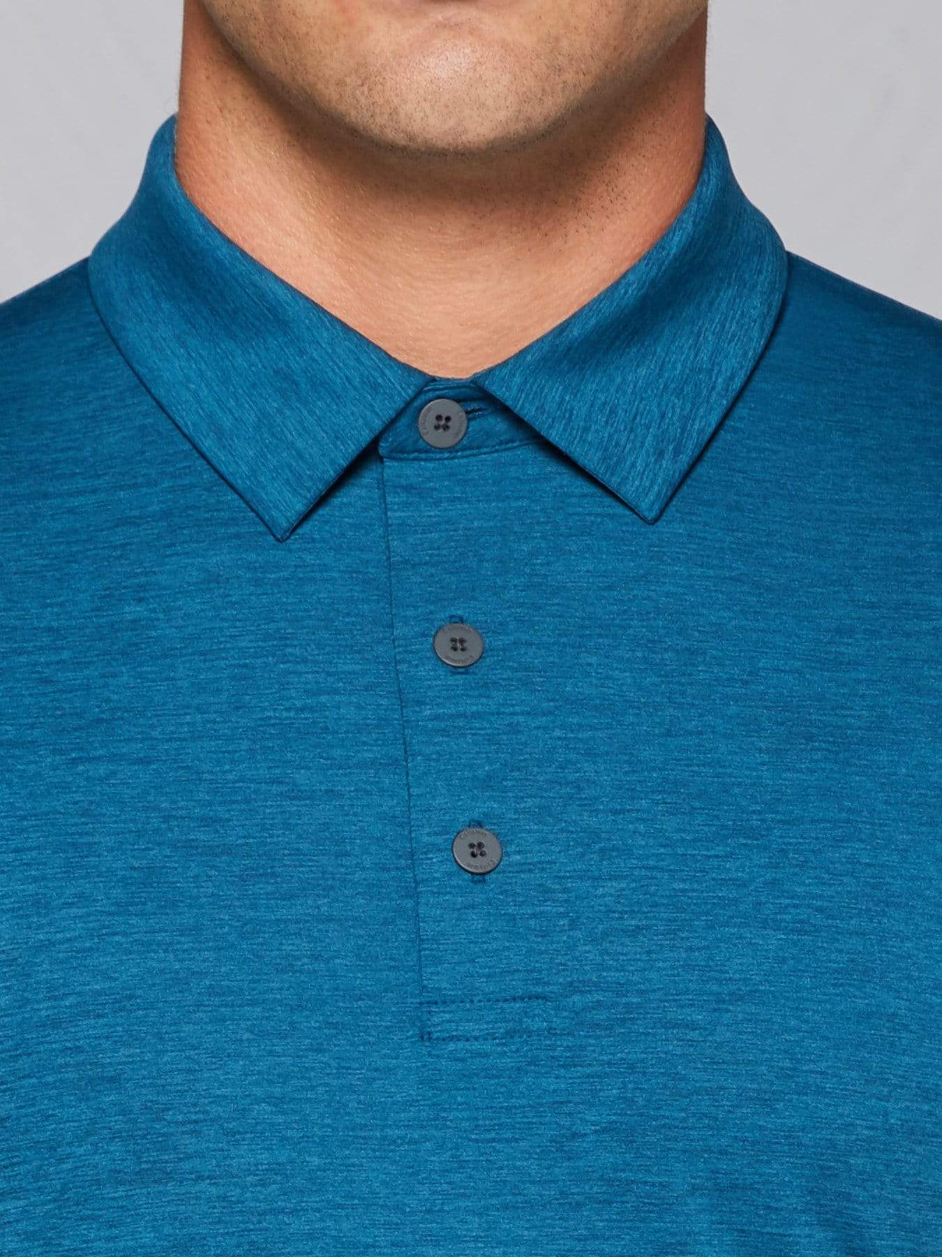 Men's Tour Authentic Heather Striped Polo