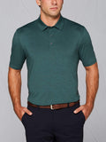 Men's Tour Authentic Heather Striped Polo