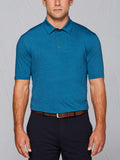 Men's Tour Authentic Heather Striped Polo