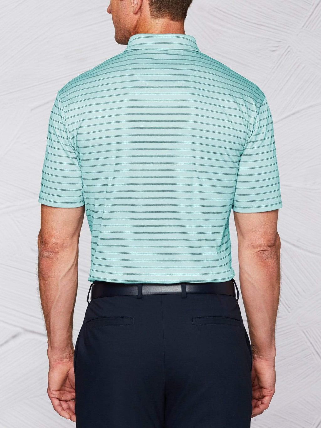Men's Tour Authentic Mercerized Cotton Stripe Polo