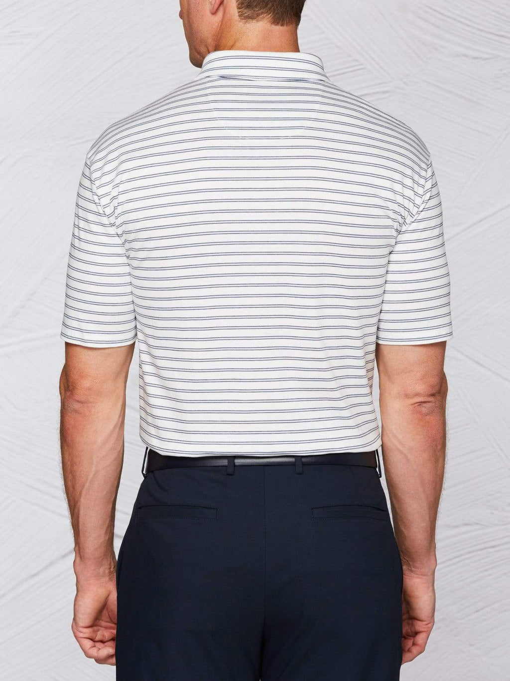 Men's Tour Authentic Mercerized Cotton Stripe Polo
