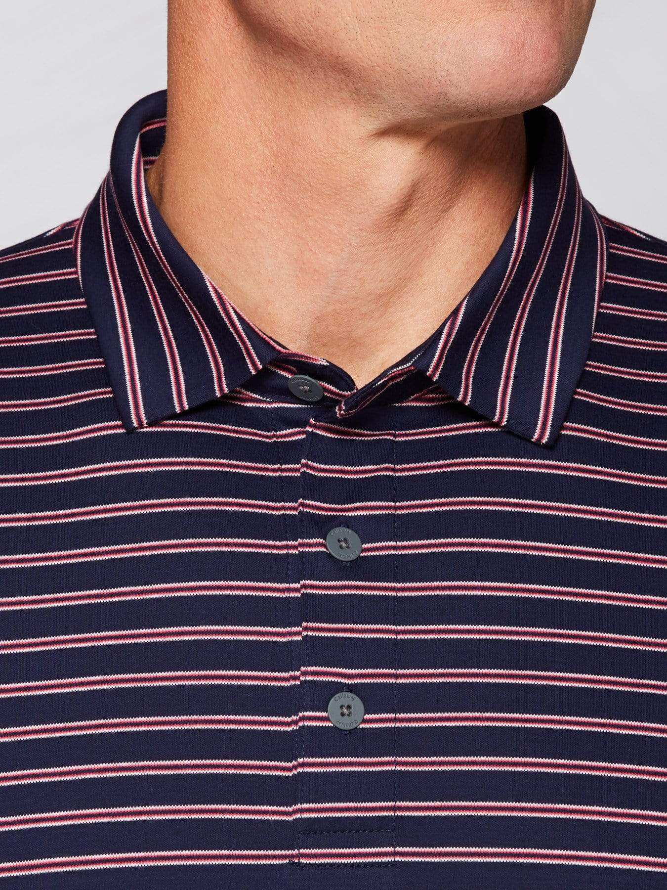 Men's Tour Authentic Mercerized Cotton Stripe Polo