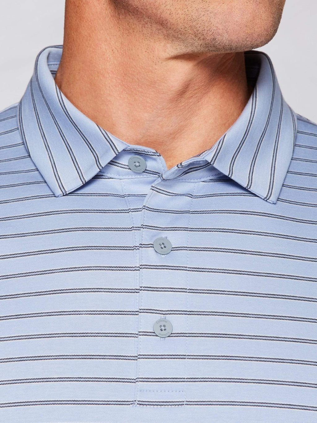 Men's Tour Authentic Mercerized Cotton Stripe Polo