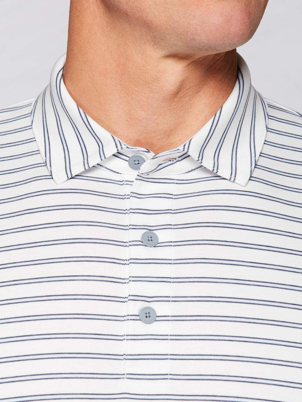 Men's Tour Authentic Mercerized Cotton Stripe Polo