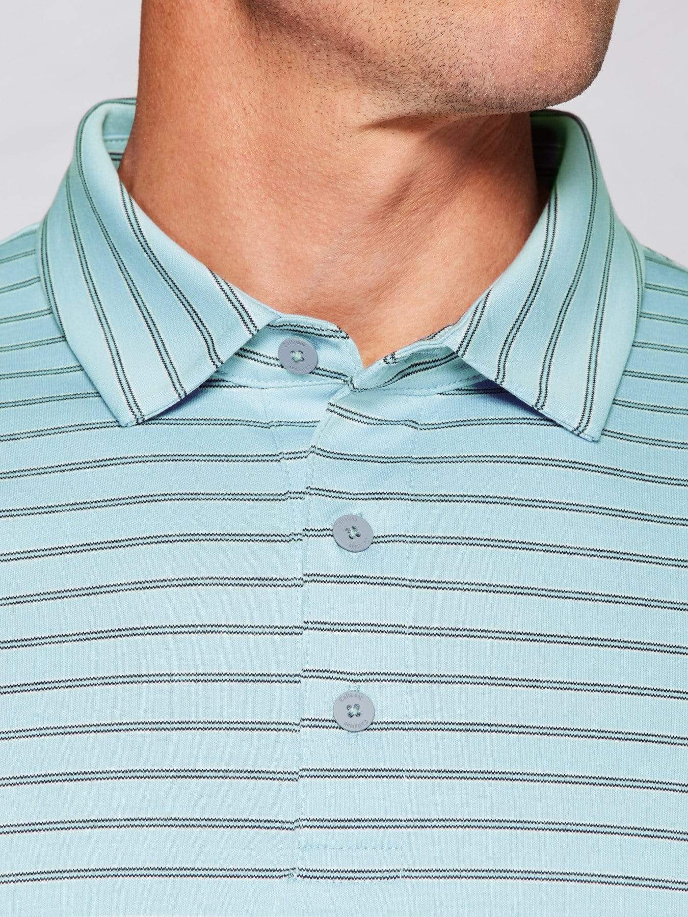 Men's Tour Authentic Mercerized Cotton Stripe Polo