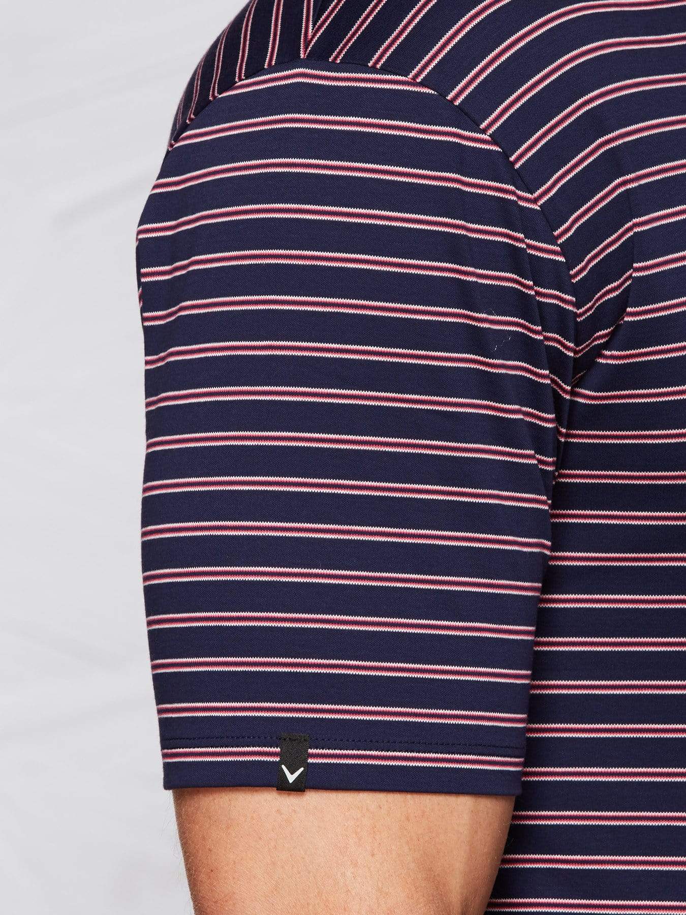Men's Tour Authentic Mercerized Cotton Stripe Polo