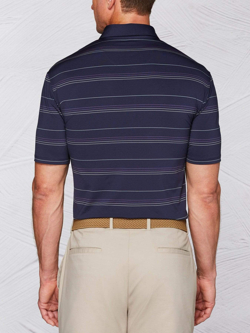 Men's Tour Authentic Micro Stripe Polo