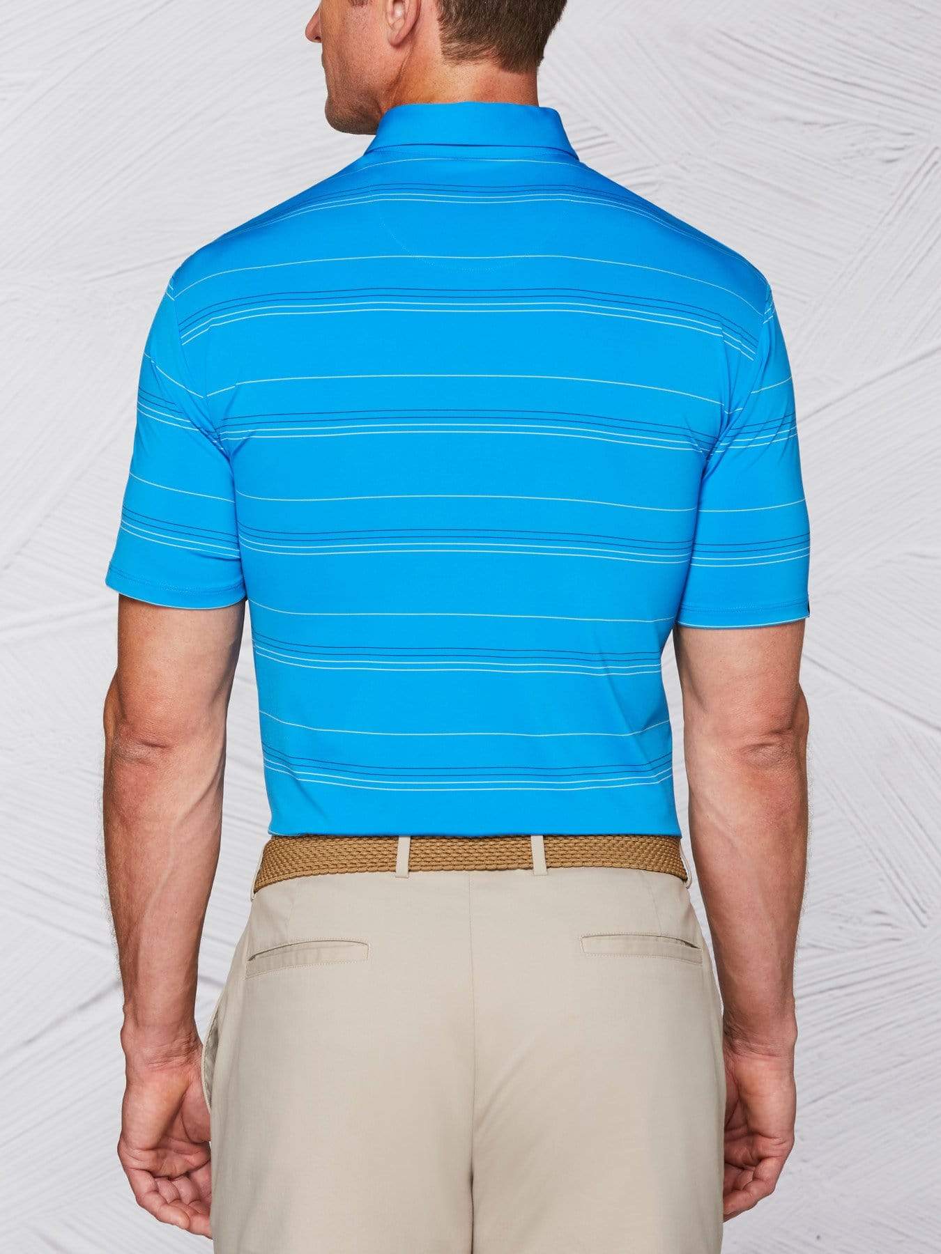 Men's Tour Authentic Micro Stripe Polo