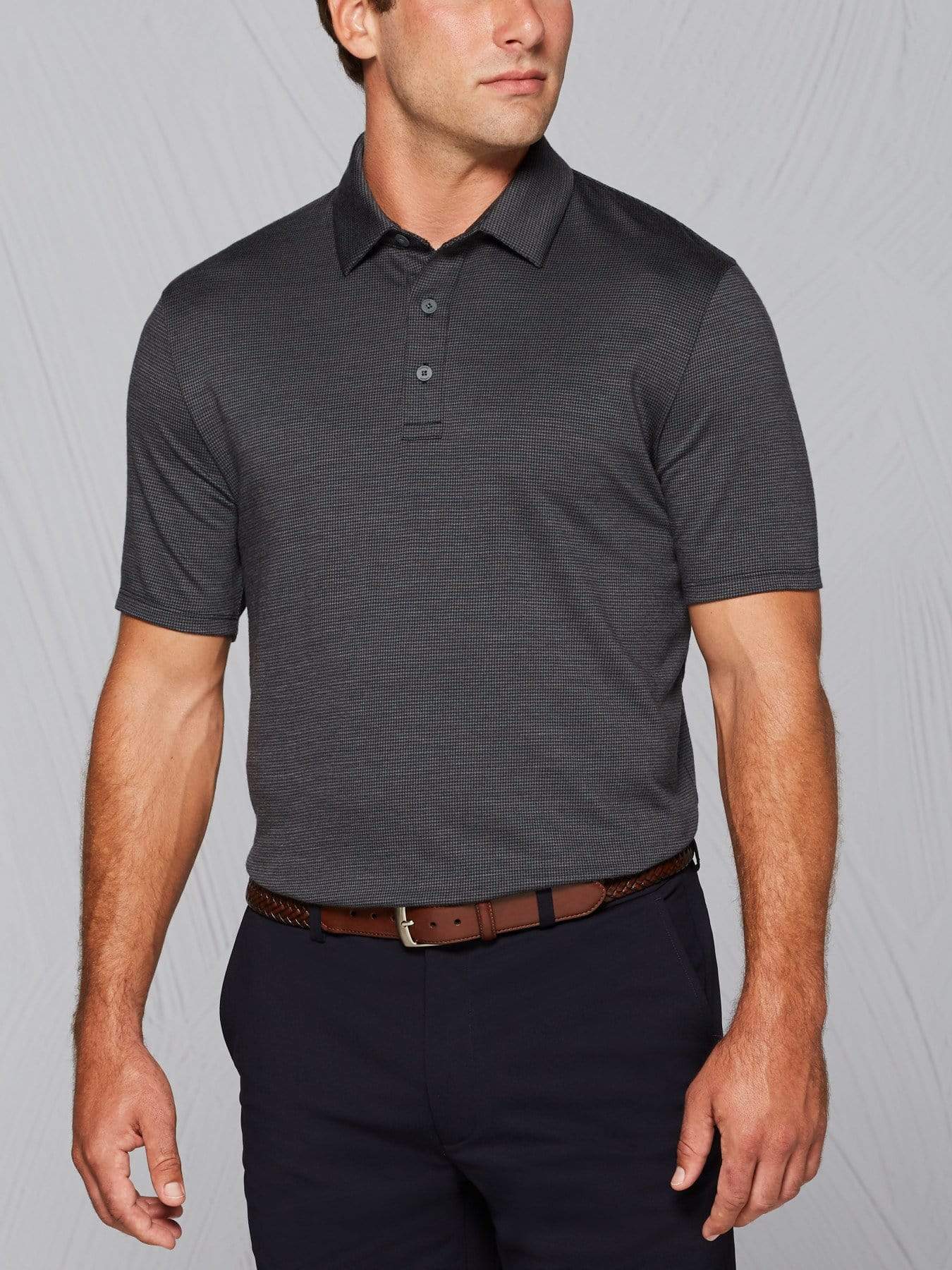 Men's Tour Authentic Wool Jacquard Golf Polo
